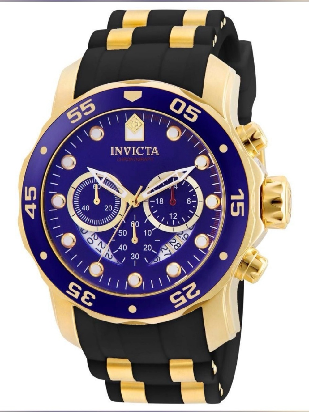 New in box Invicta Pro Diver SCUBA
Men's Watch - 48mm, Gold, Black